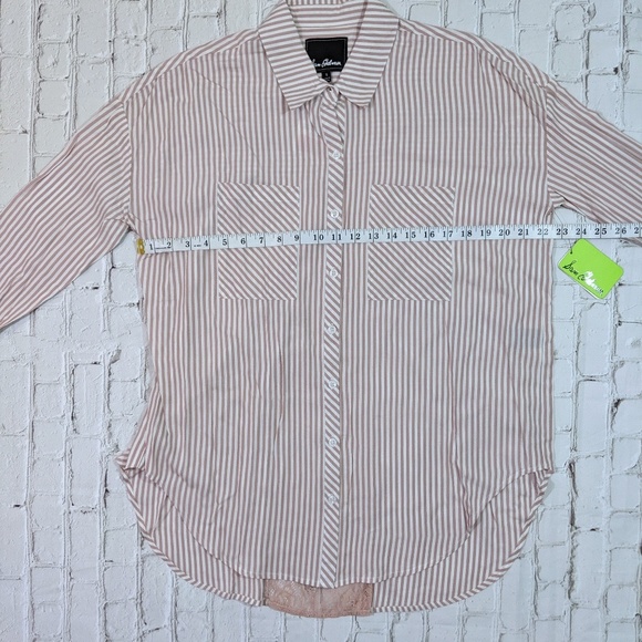 Sam Edelman Intimates Zephyr Striped Sleep Shirt - Picture 5 of 9